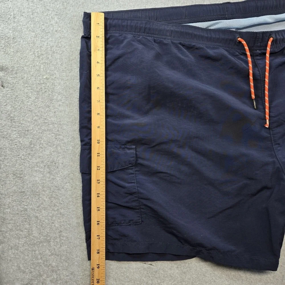 Tommy Bahama Swim Trunks Mens Big 2X‎ Blue Mesh Lined Drawstring Pockets